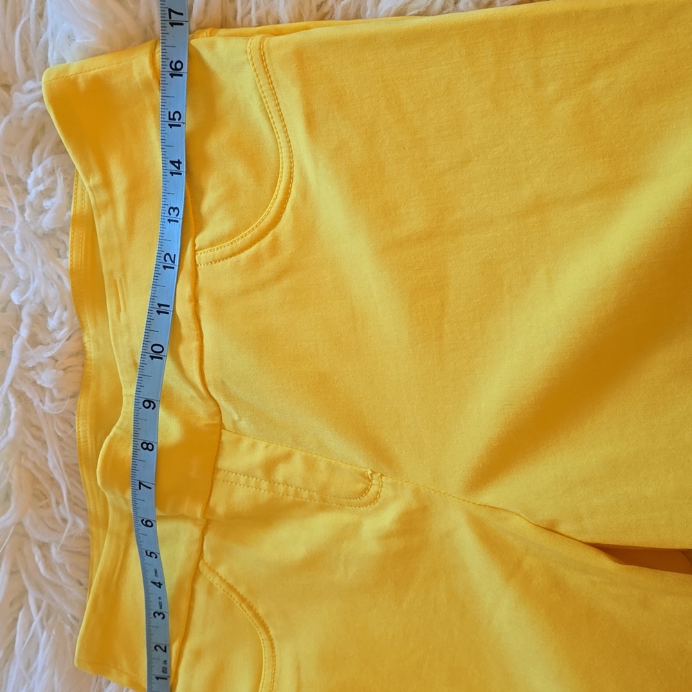 Ruby Rd. Cropped Yellow Pants - image 8